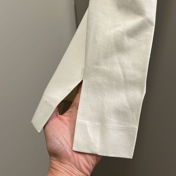 Brunello Cucinelli Cream Ankle Pants - Picture 3 of 12